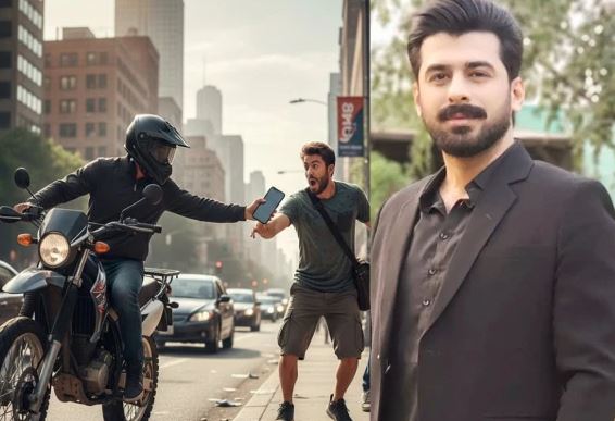 ڈکیت نے موبائل چھینا، مزاحمت کرنے پر فائرنگ کرتے ہوئے فرار ہوگیا، ہمایوں اشرف